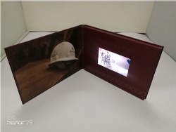 4.3inch A5 Hard Cover Video brochure