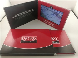 7inch Hard Cover Video brochure