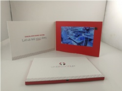 7inch A5 soft cover video brochure